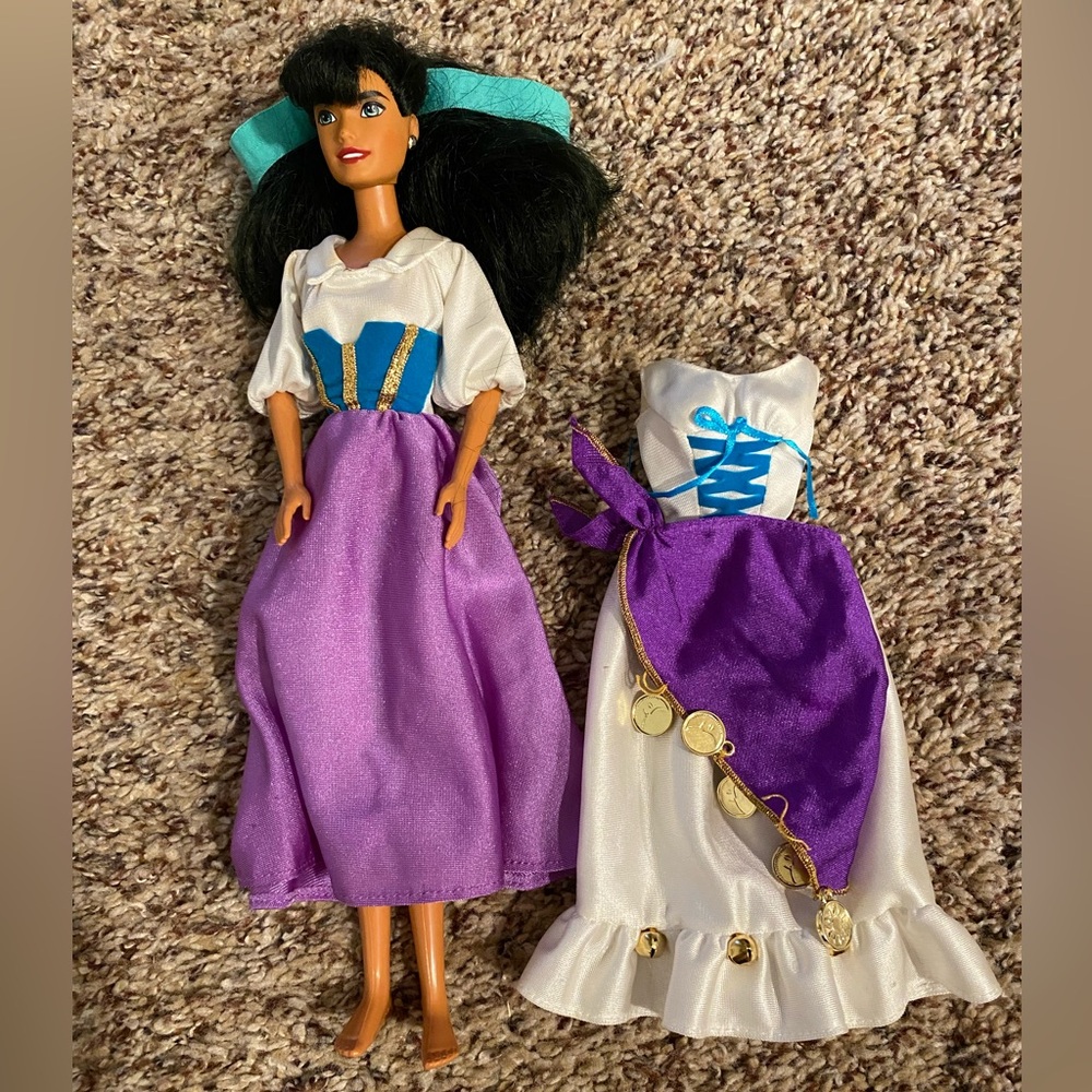 Disney 90’s Esmeralda Barbie doll